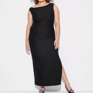 Women's One Shoulder Maxi Slip Dress - Wild Fable - XXL